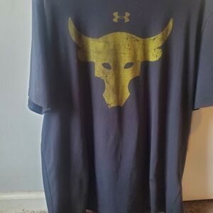 Black project rock underarmour shirt